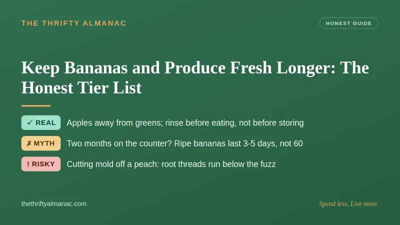 Keep Bananas and Produce Fresh Longer: The Honest Tier List