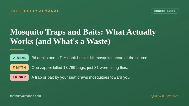 Mosquito Traps and Baits: What Actually Works (and What's a Waste)