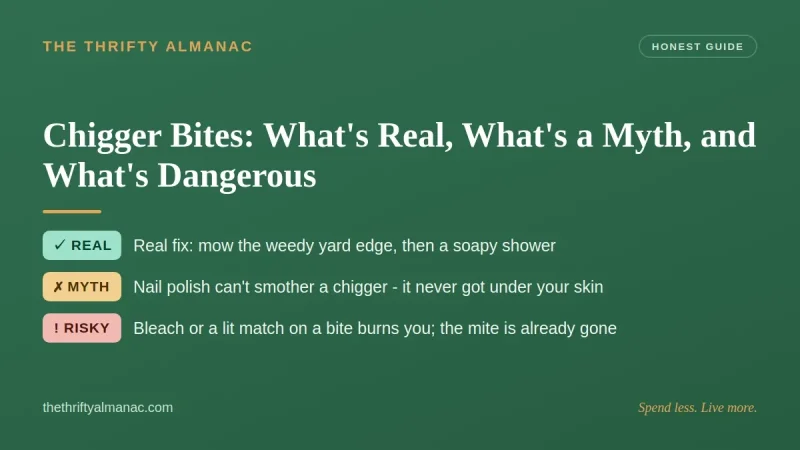 Chigger Bites: What's Real, What's a Myth, and What's Dangerous