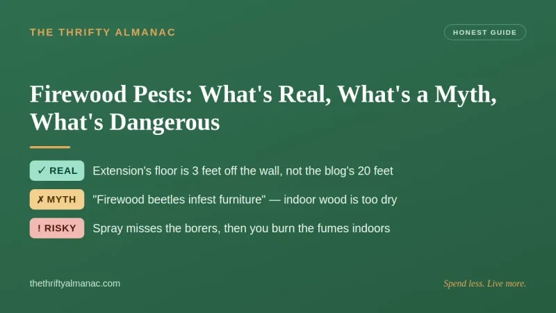 Firewood Pests: What's Real, What's a Myth, What's Dangerous