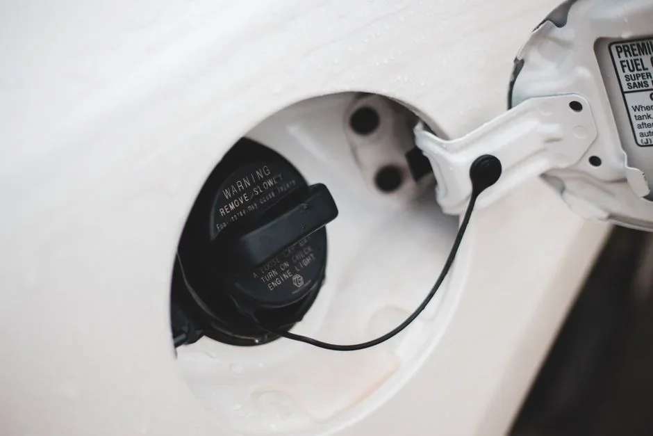 Top of a sealed AGM car battery showing a flat one-piece cover with no removable filler caps and a maintenance-free label